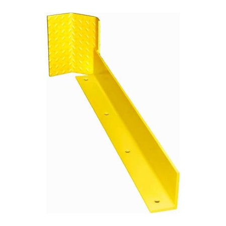 Bluff Mfg Bluff 52" Rack Guard, RG52R, Right Side, Yellow RG52R-YLW